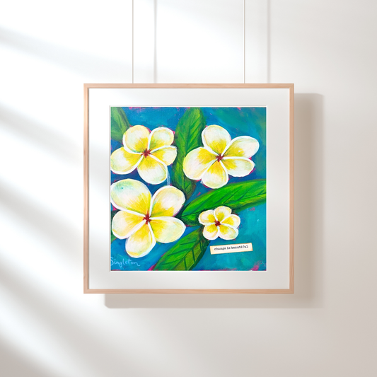 Plumeria Art Print