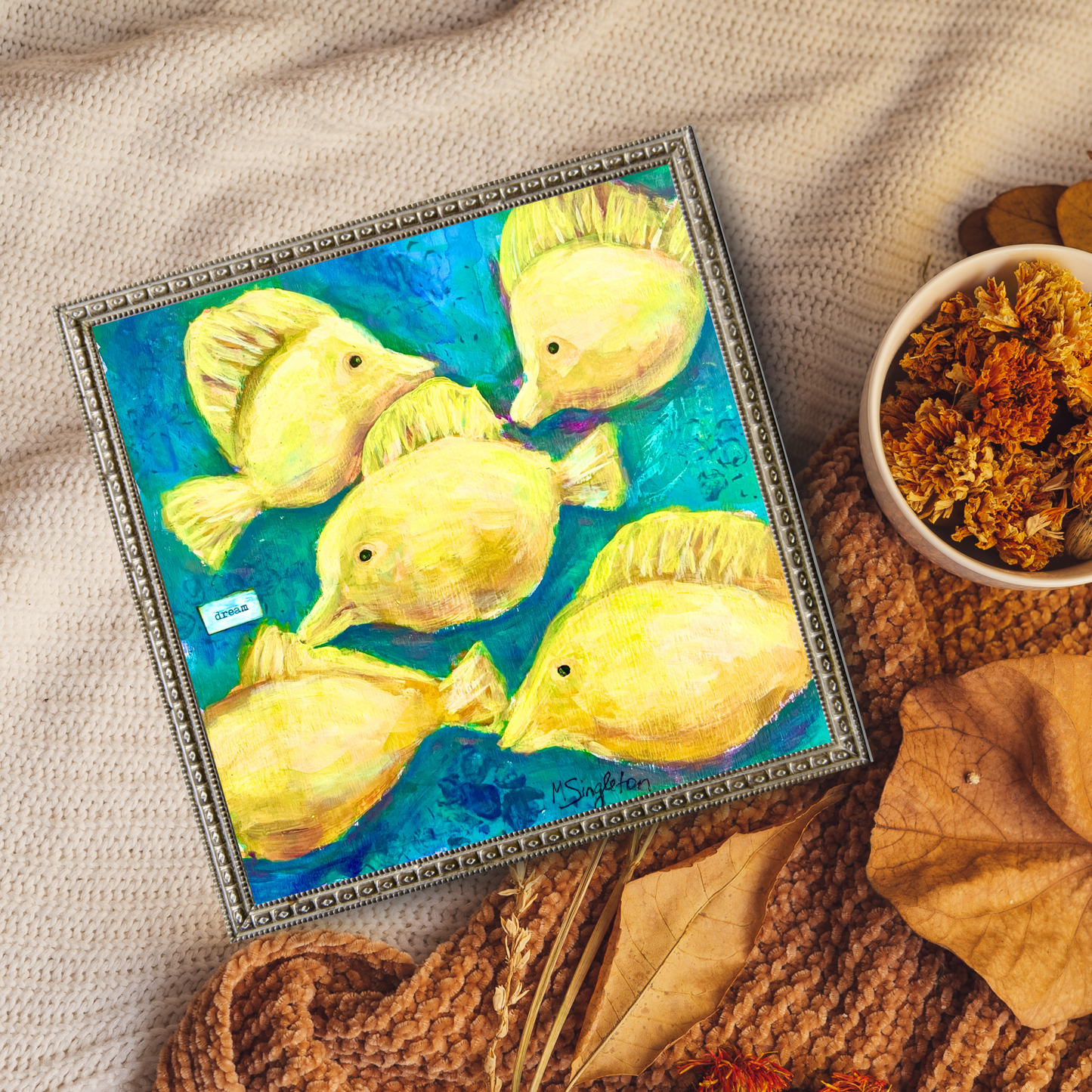 Yellow Tang Art Print