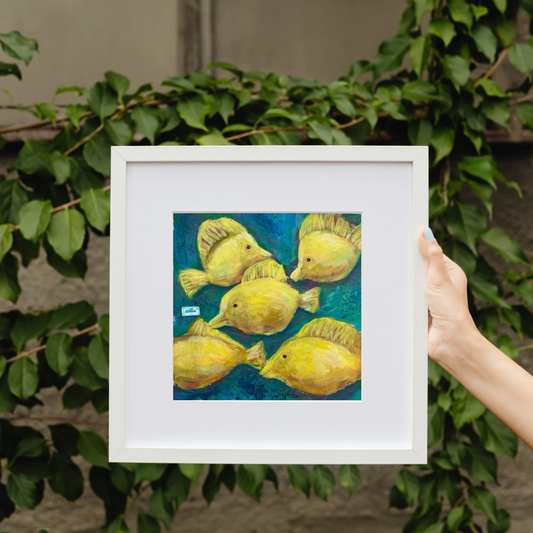 Yellow Tang Art Print