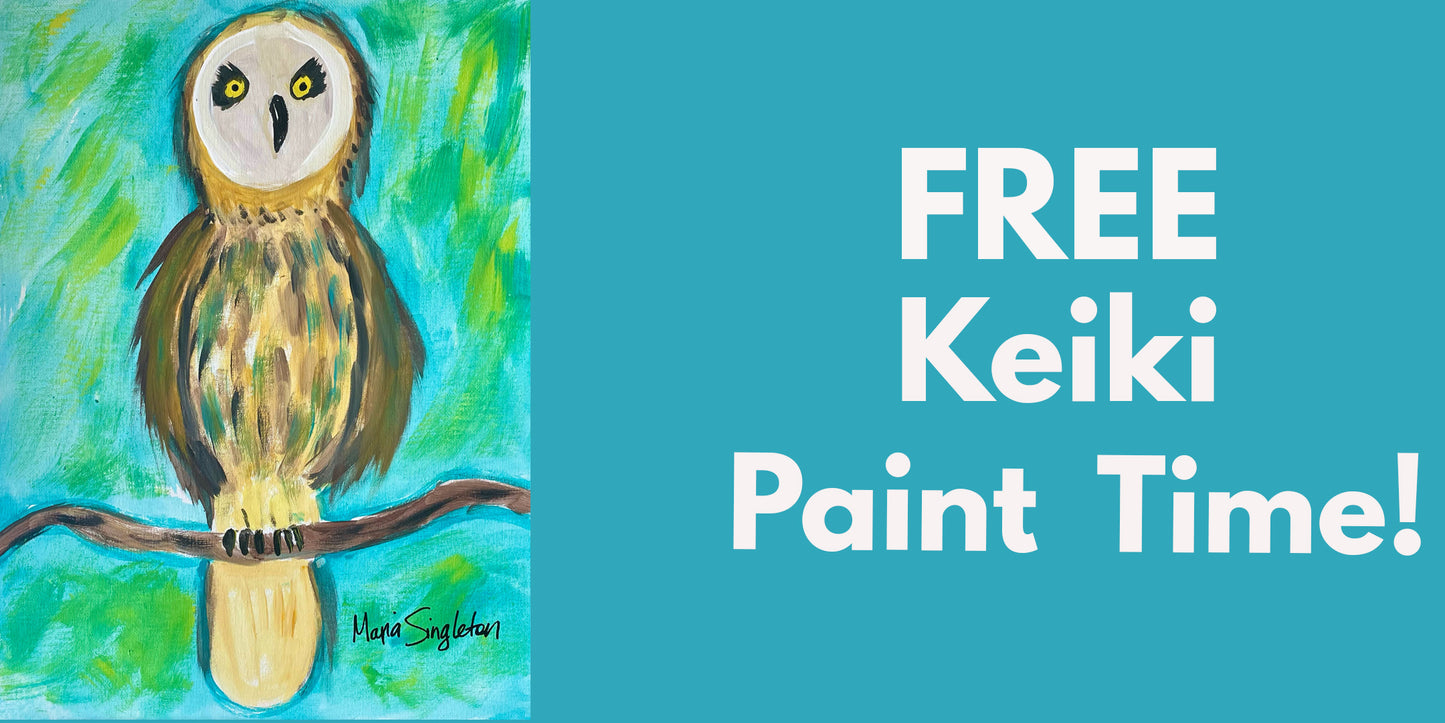 Free Art Time for Local Keiki in Naalehu!