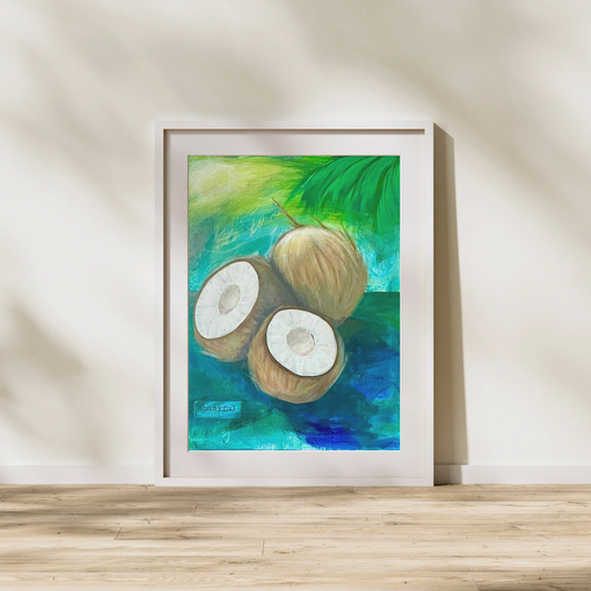 Coconuts Art Print