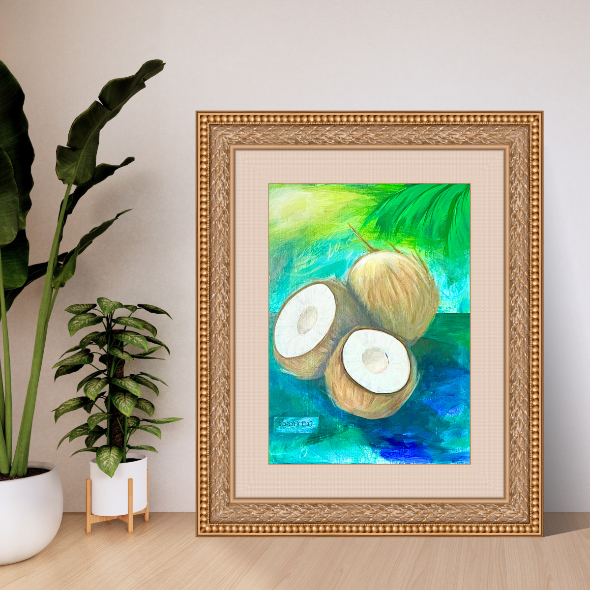 Coconuts Art Print