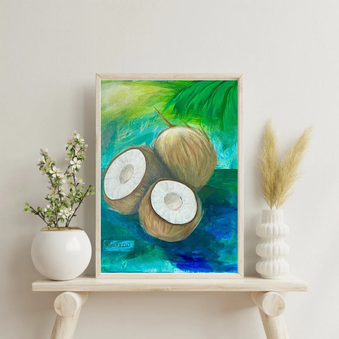 Coconuts Art Print