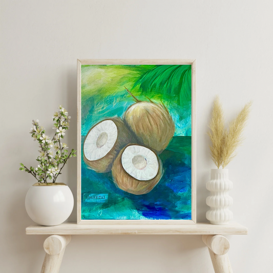 Coconuts Art Print