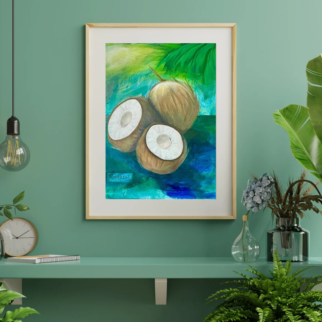Coconuts Art Print