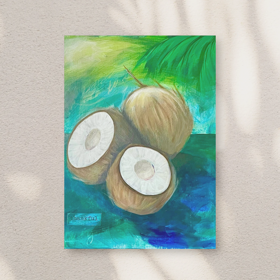 Coconuts Art Print