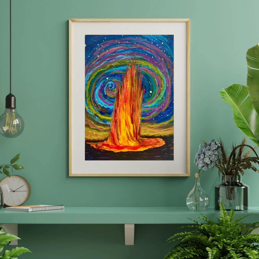 "Pele Galaxy" Art Print